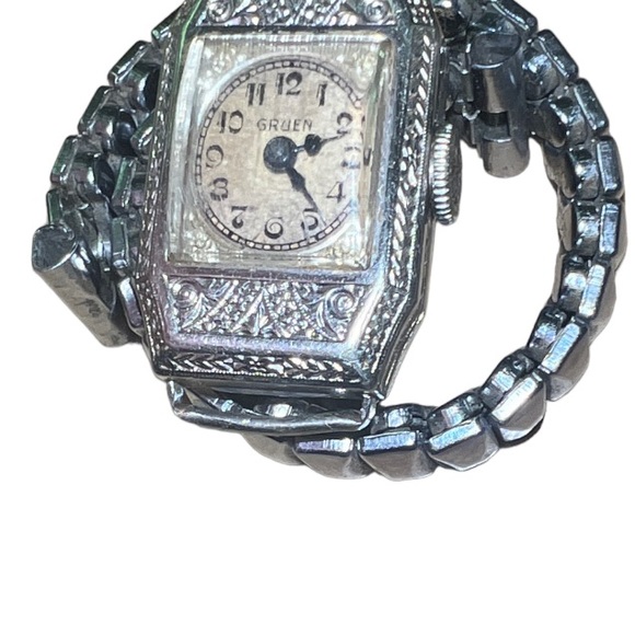 Ladies Vintage white gold 14k watch. - Picture 3 of 9